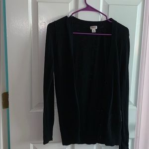 Black Button Up Cardigan